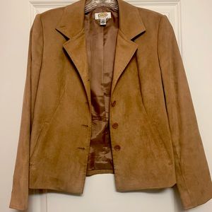 Talbots Faux Suede Blazer